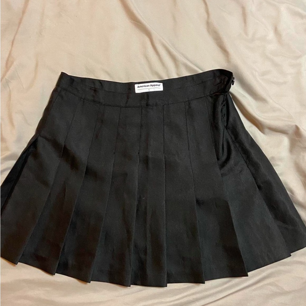 American Apparel pleated mini skirt